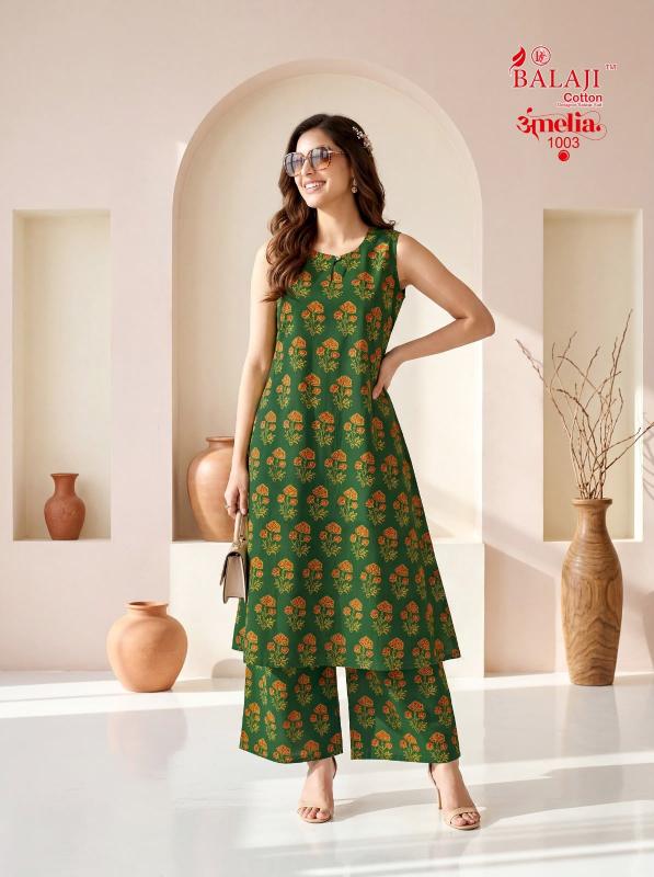Balaji amelia vol-1 sleeveless coord set clothing wholesalers in india